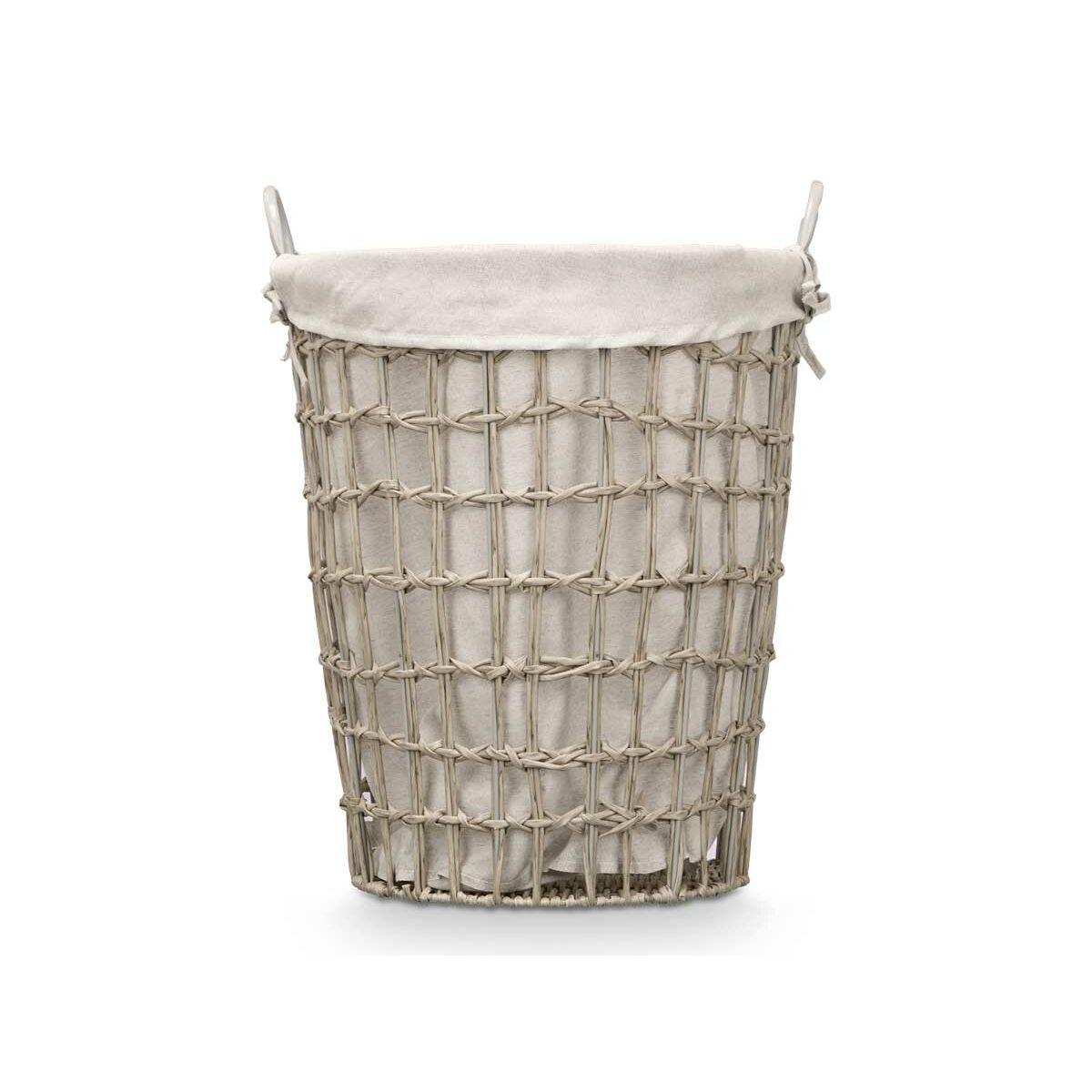Kurv Kipit HX30550 Grå Polyester Klæde polypropylen Jern Plastik 50 % bomuld 45 x 58 x 43 cm 46 x 59 x 43 cm (6 enheder)