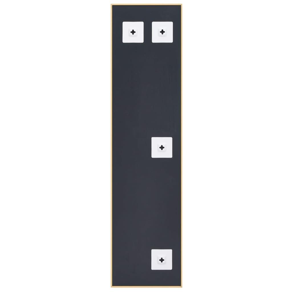 Spejl 140x40 cm guldfarvet