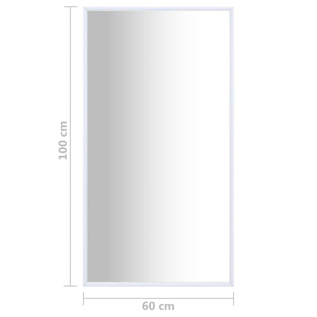 Spejl 100x60 cm hvid