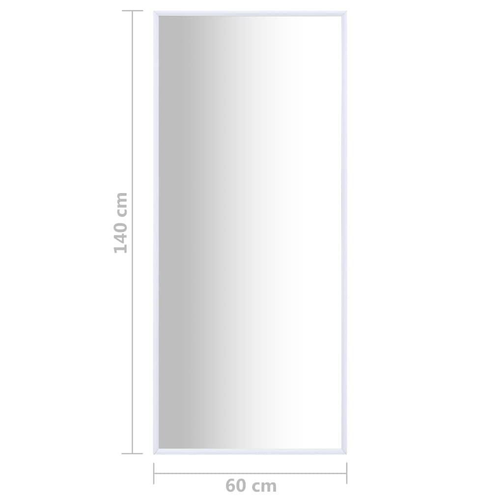 Spejl 140x60 cm hvid