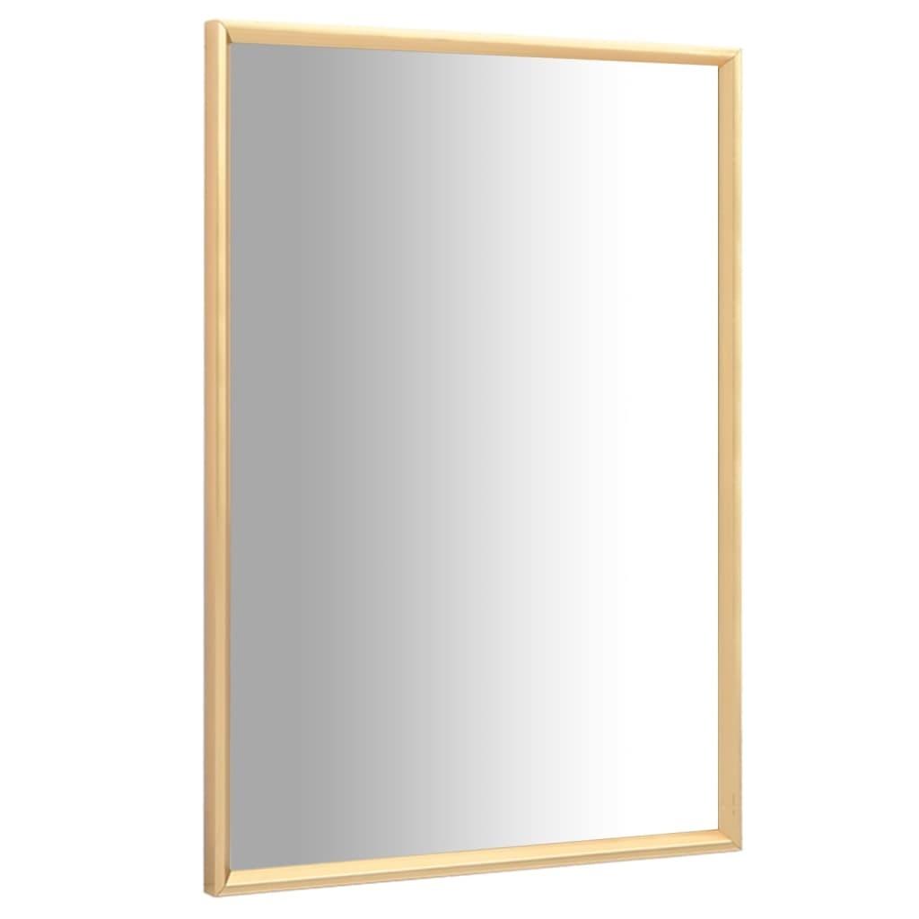 Spejl 60x40 cm guldfarvet