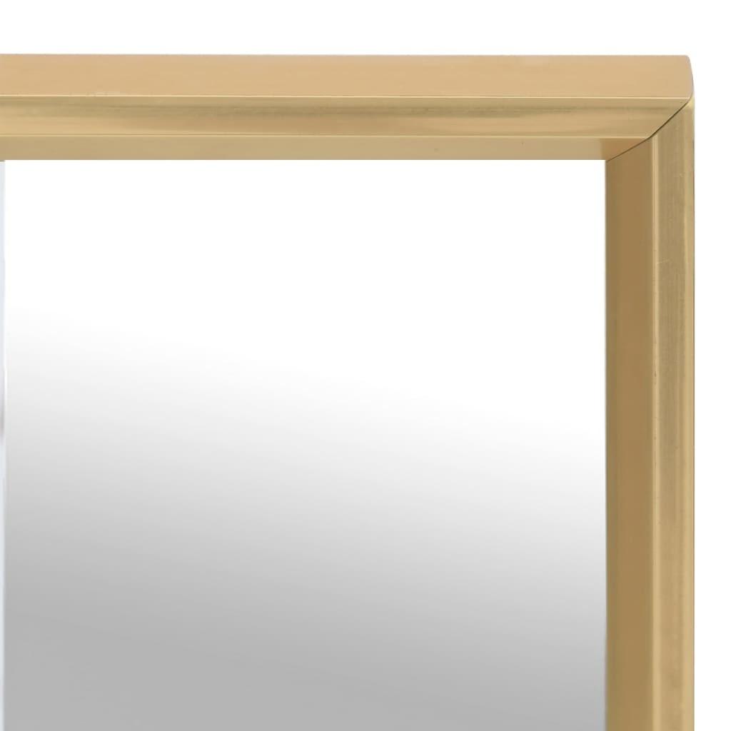 Spejl 100x60 cm guldfarvet