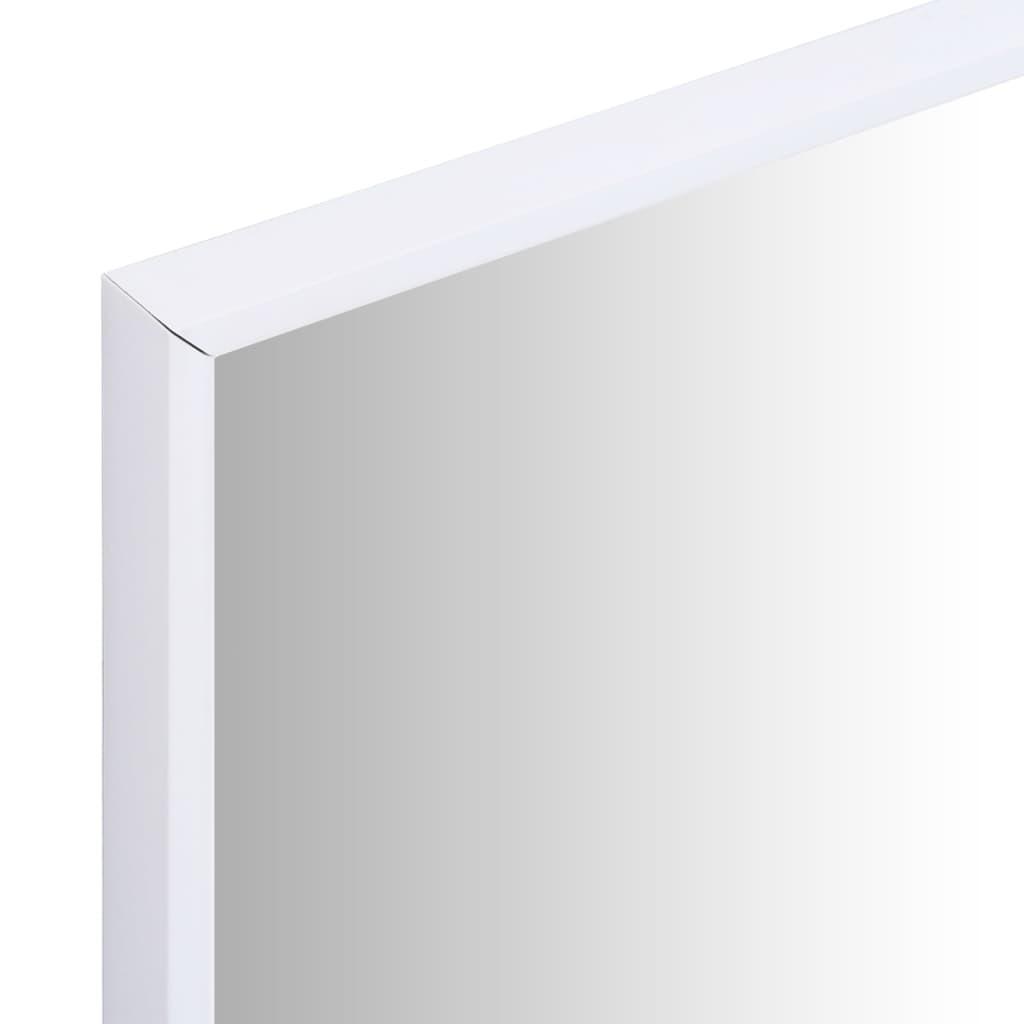 Spejl 120x30 cm hvid