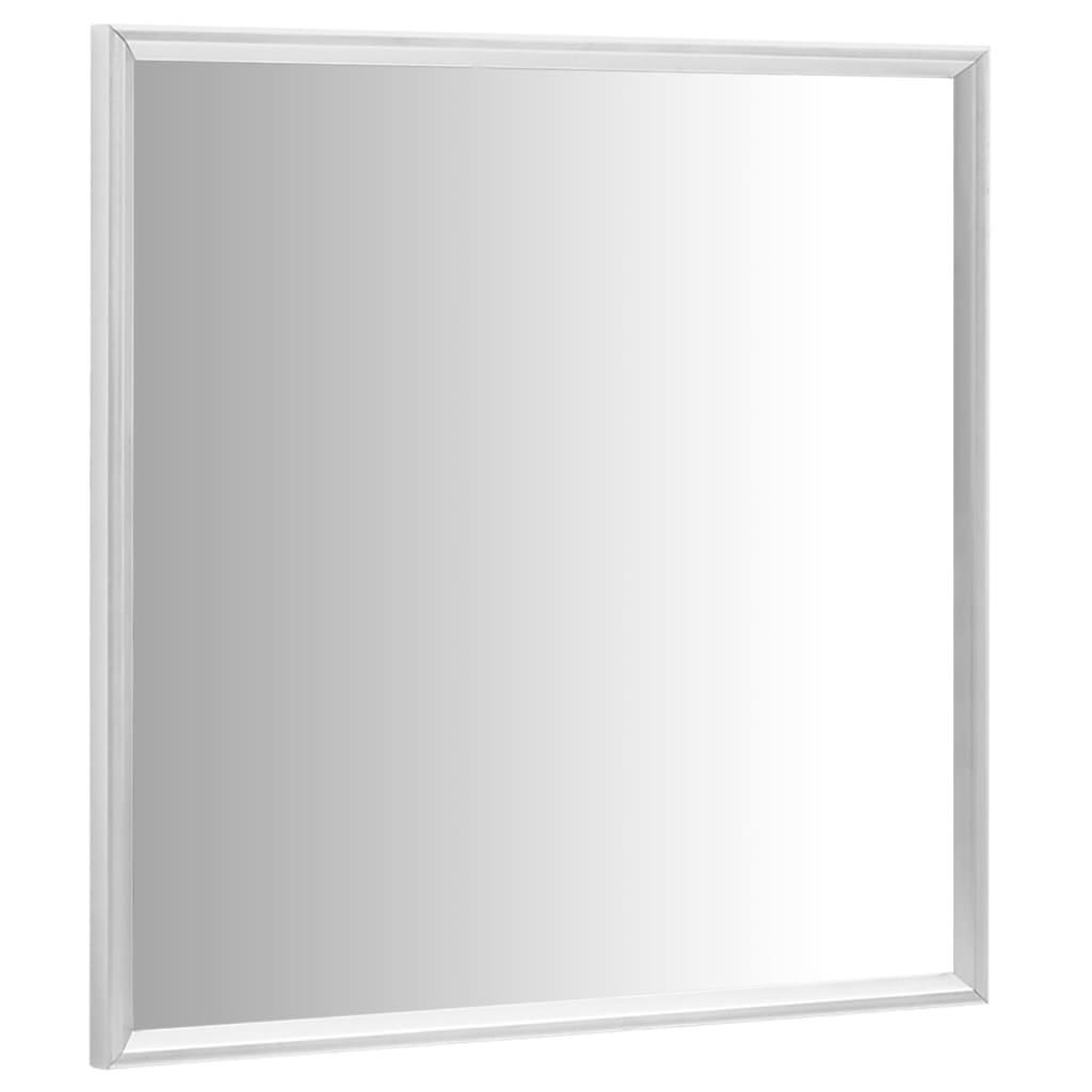 Spejl 70x70 cm sølvfarvet