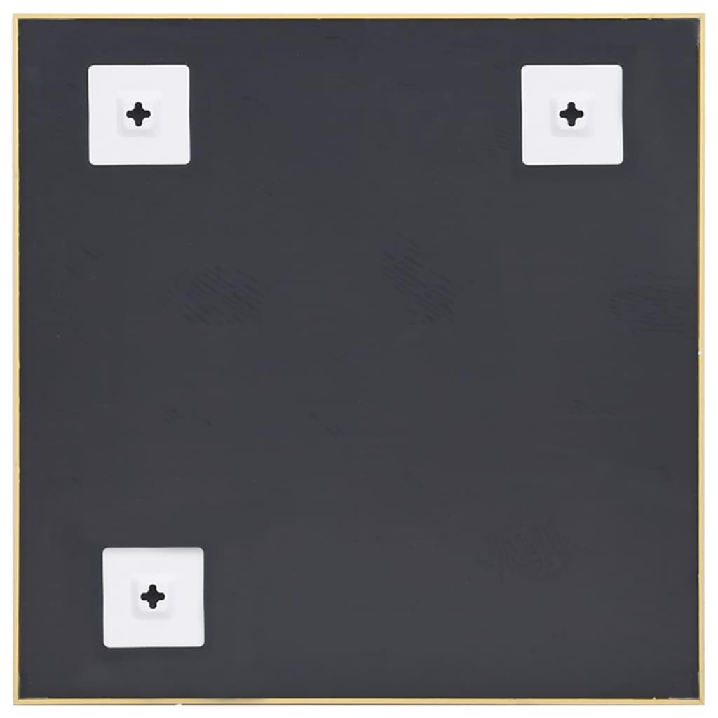 Spejl 60x60 cm guldfarvet
